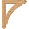 Ekena Millwork Thorton Arts & Crafts Smooth Bracket, Western Red Cedar, 3 1/2"W x 24"D x 28"H BKT04X24X28THR03SWR - alternate 4